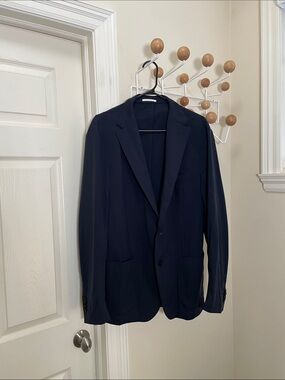 Fradi - Slight Techno Light Weight Blazer Jacket - Navy - 54